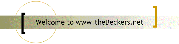 Welcome to www.theBeckers.net